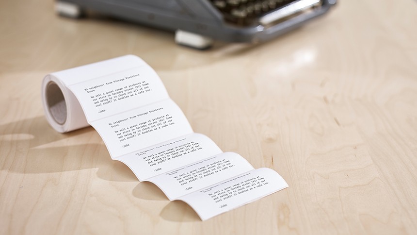 Typewriter Labels | Avery